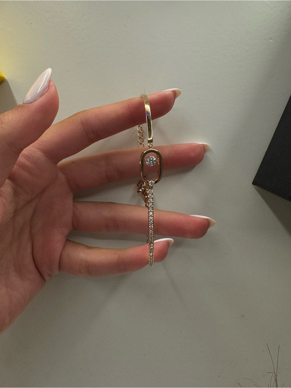 Swarovski Gold Crystal bracelet- Rose Gold